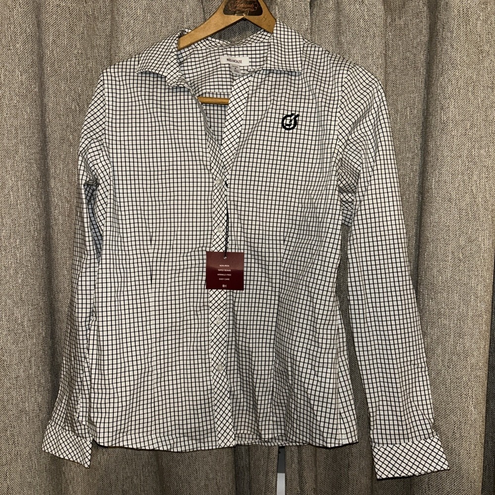 Red‎ House Women's Button Up Small NWT